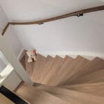 dichte trap gerenoveerd met decor amalfi. Foto van bovenaf